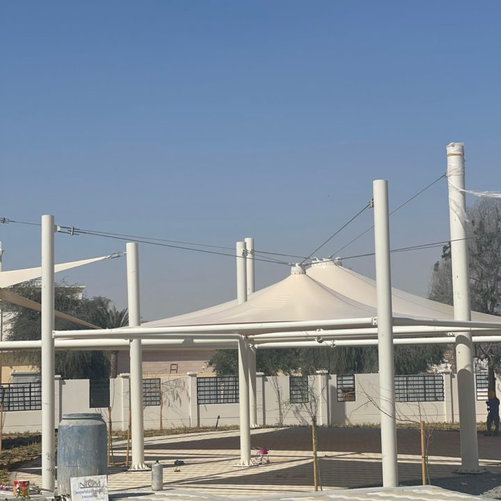 tensile shade structure