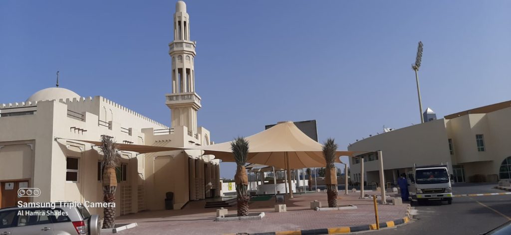 umbrella shades for mosque in UAE