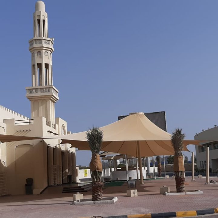 umbrella shades for mosque in UAE